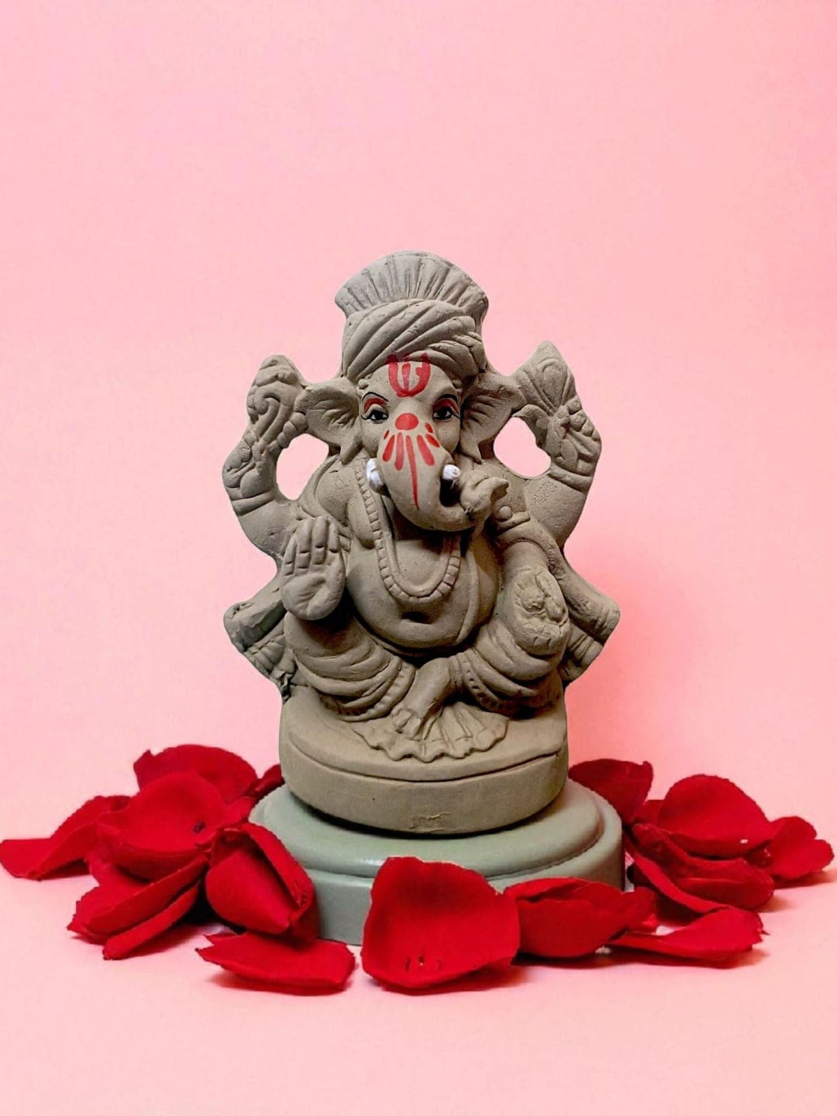 Suninow Eco Friendly Clay Ganesh Idol…